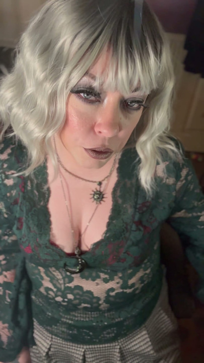 Silver Haired Cougar Tina Snua Smokes A Cigarette For You With Lots Of Drifting, OMI And Snap Inhales | Clip 1
