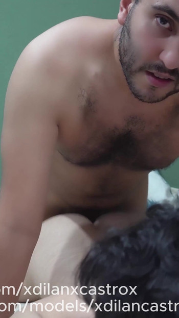 Must-see moment from "Cute gay creampie ends up fucked by his friend after arriving from the party"