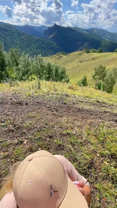 Captivating moment from "Public Fuck Fat Ass Girl While Hiking - Horny Diary Hiking"