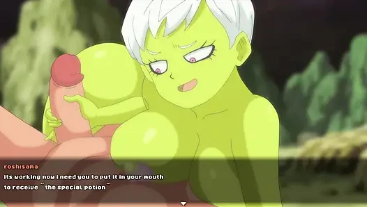 Turnamen Super slutz 2 - Roshi Fucking Pantat gemuk Cheelai dari Dragon Ball Super