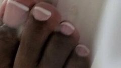 Cum On Toes French Tips