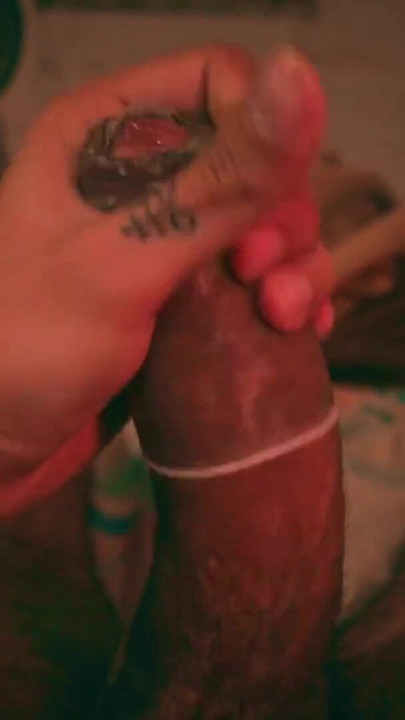Powerful moment from "POV Verbal Jerkoff Camilo Brown Breaks The Condom To Breed You With His Big Cock"