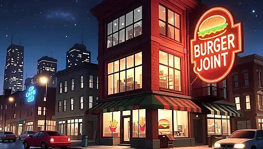 Valentine's Day. Cartoon in Which a Wife Is Fucked in a Public Toilet