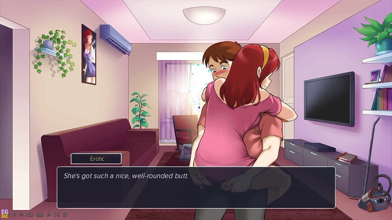 MILFs Plaza 32 - I Couldn't Resist My Landlady's Big Ass While She Was Cleaning the Living Room - by Eroticgamesnc