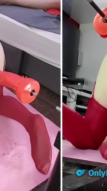 Captivating moment from "Anal orgasms on the fucking machine with British MILF Lisa Essex"