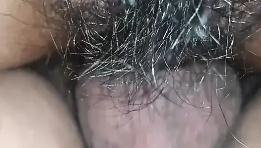 Doggy close up view on her pussy