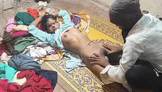 Desi village girl fucked by city boy takes advantage of summer weather in room