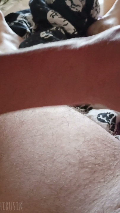 Step-son fucked hot with a big dick and ate cum! | Clip 1