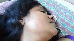 Indian aunty sucking his bf.