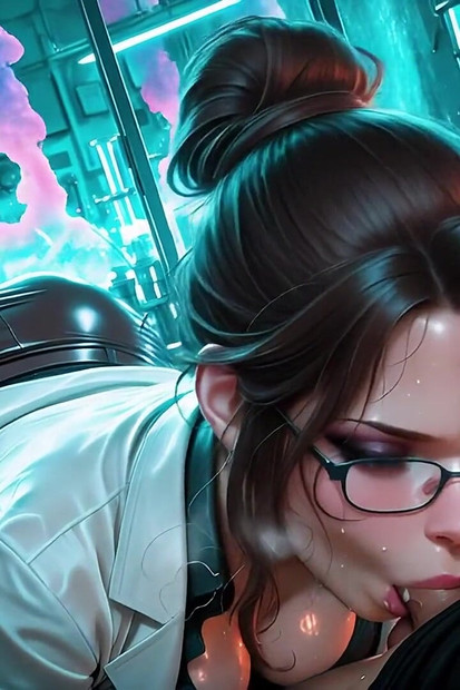 Mad Scientist Fucked in Lab - Ai-generated