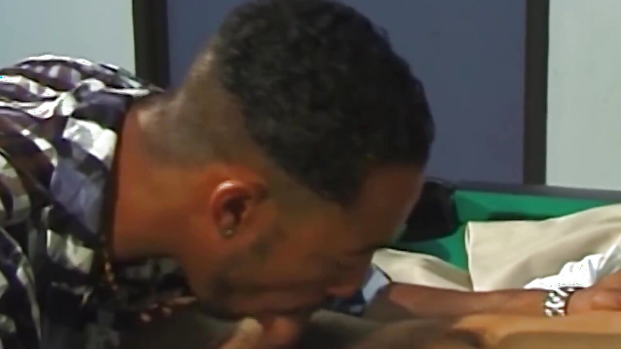 Black Gay Fest Scene 3: a Trio of Muscular Black Men From the Neighborhood Fuck and Cum Together