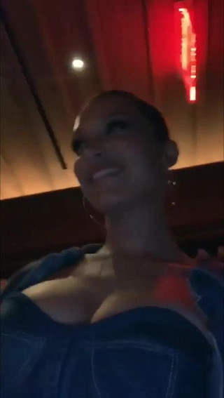 Bella Hadid Epic Cleavage  4-23-19