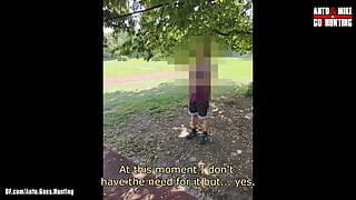 Random Straight Hairy Muscle Runner Convinced to get his first male blowjob