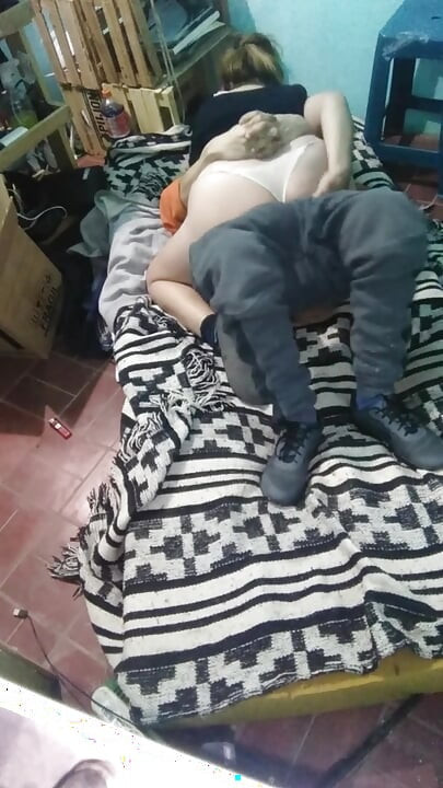 Girl with Montano Dress with the Mattress on the Floor