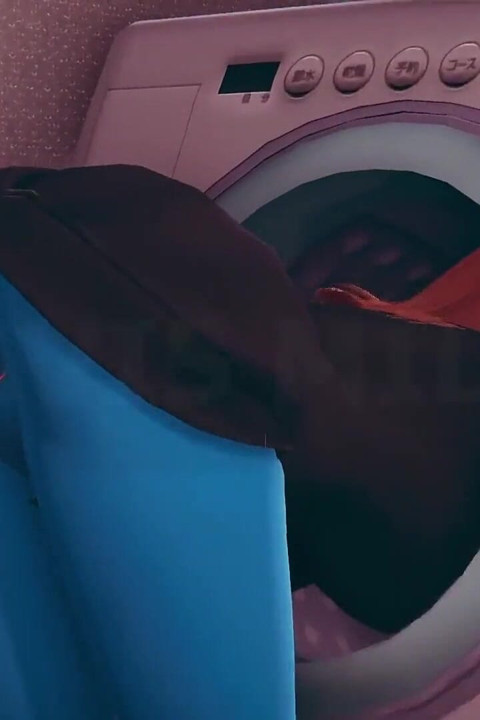 Redhead Stuck in Washing Machine Sexy Rescue & Locker Room Tease (3d Animation)