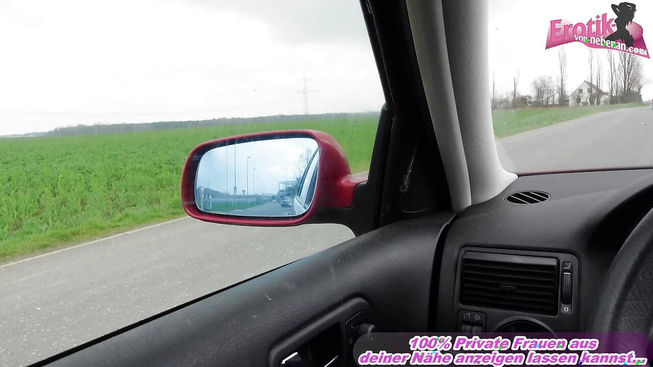 German amateur teen wants to cheat on blowjob car date