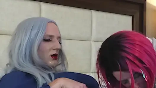 Muhteşem kadın egemenliği tanrıça trans kelsey ustalarından sakso çekiyor - derleme 2