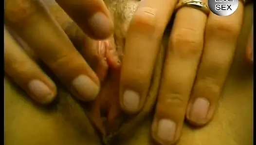 Busty blondie dildoing her twat in solo video