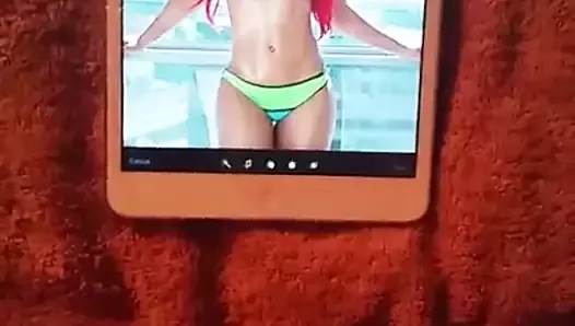 WWE Diva Eva Marie cum tribute