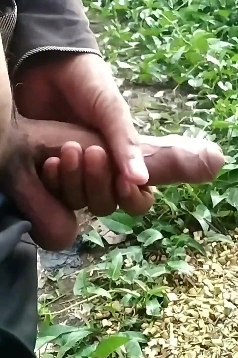 Big Cock Fast Cumming on Home Backside