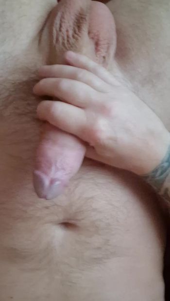 wank no cum hard hung cock uncut