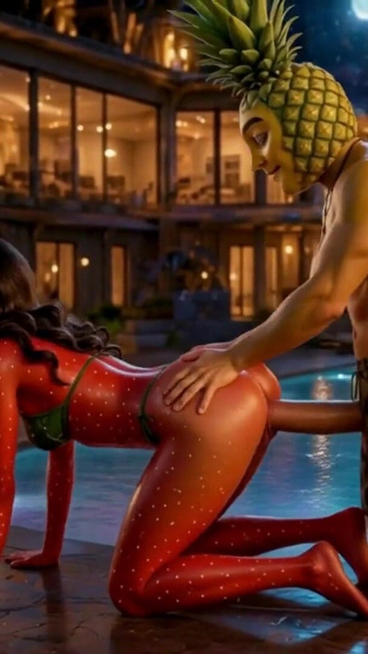 Πάθος δίπλα στην πισίνα κάτω από τα αστέρια - AI Hentai ASMR | Κλιπ 1