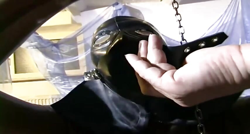 Bdsm action with masked chick