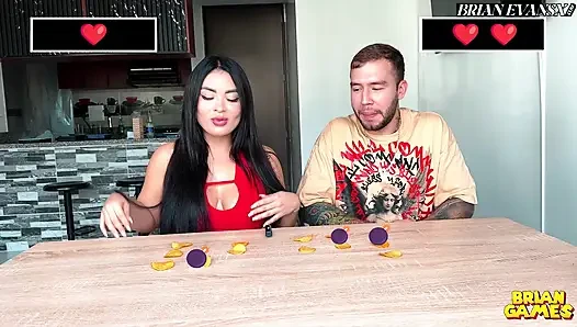 Petite busty Latina Alejandra Palacios has sex by losing a game with her round ass - Brian Evansx