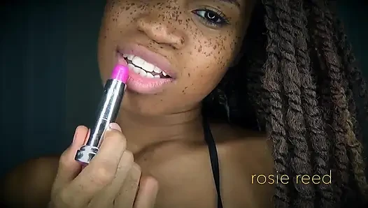 Powerless Against Fuchsia Lips- Pink Lipstick Fetish with Goddess Rosie Reed Mesmerizes You Into Lipstick Slavery- 1080p HD