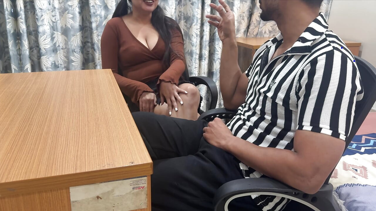 I Find My Little Indian Stepsister's Sex Toy Dice and Show Her My Cock Give Blowjob