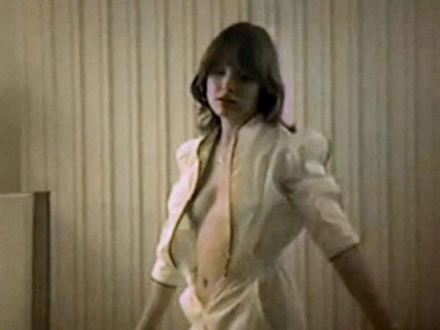 WISHING - amateur 80's hairy girl striptease dance