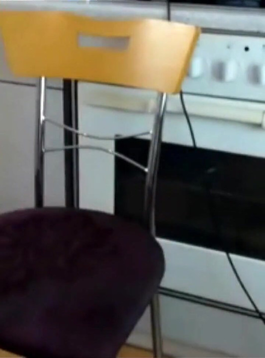 Seductive Lingerie Tease in the Kitchen