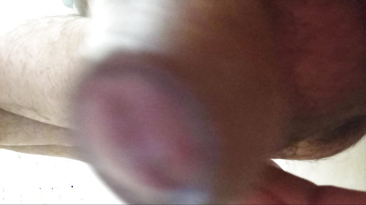 Beautiful big masturbation view from below!