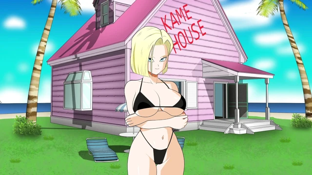 Hybrid Eroventures - The Cute Panties of Android 18