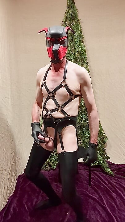 Mature Man Has Big Erection And Tight Balls