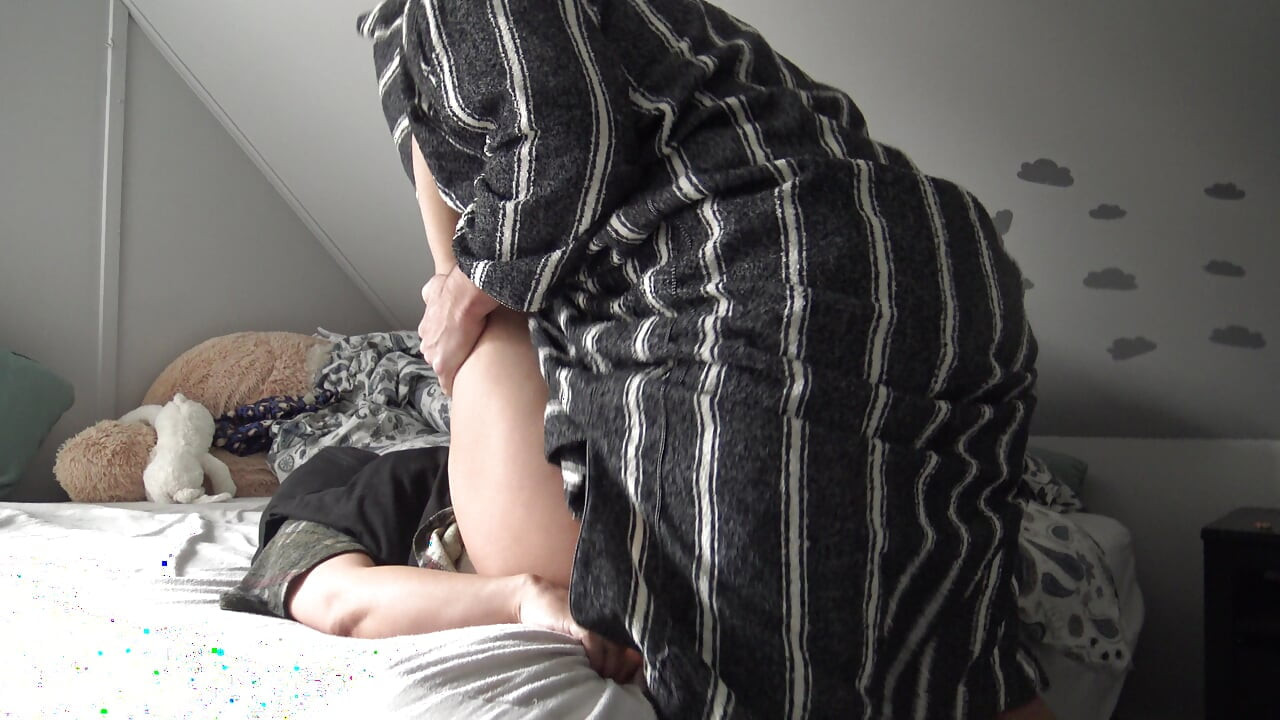 Mature wife lets brother-in-law fuck her old pussy in the basement
