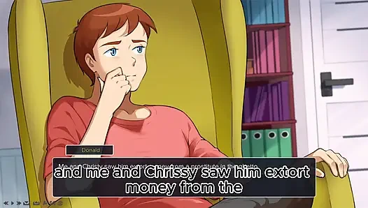 Ich ging zur therapie, wo der therapeut eine frau mit großen brüsten und dickem arsch war, teil 1 porno-spiel-gameplay