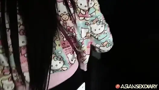 Asiansexdiary Cute Asian Teen Filled up with Foreign Cum