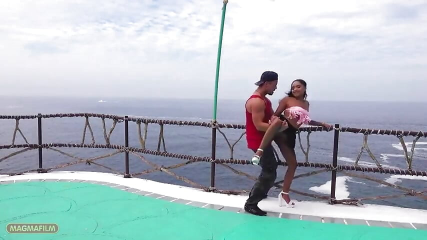 Mexican Girl with Small Titties and Trimmed Bush