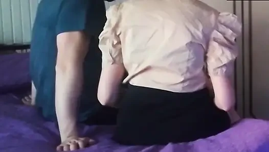 Sexy Secretary Fucks Boss and Wants Promotion