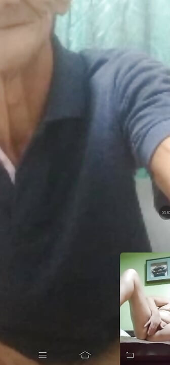 Vise versa video call sex after bathing of my wife assy