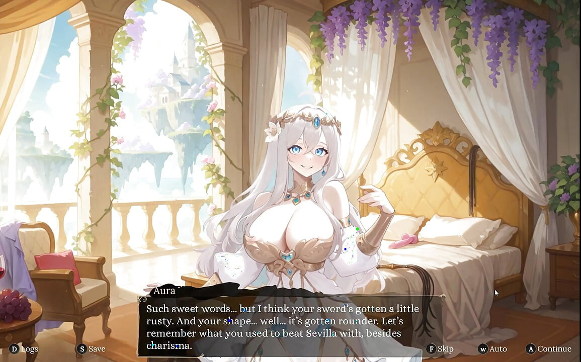 Aura 2 Lust of the Gods Hentai Game Ep.1 Stripping SEX battle with my GODDESS WIFE !