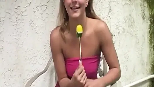 Blonde Babe Devours Pussy and Takes Dripping Creampie Load