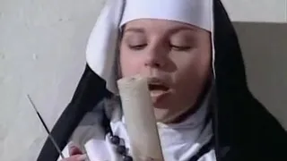 Nun and her selfmade Toy