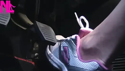 Fast Driving in Lotto Sneakers