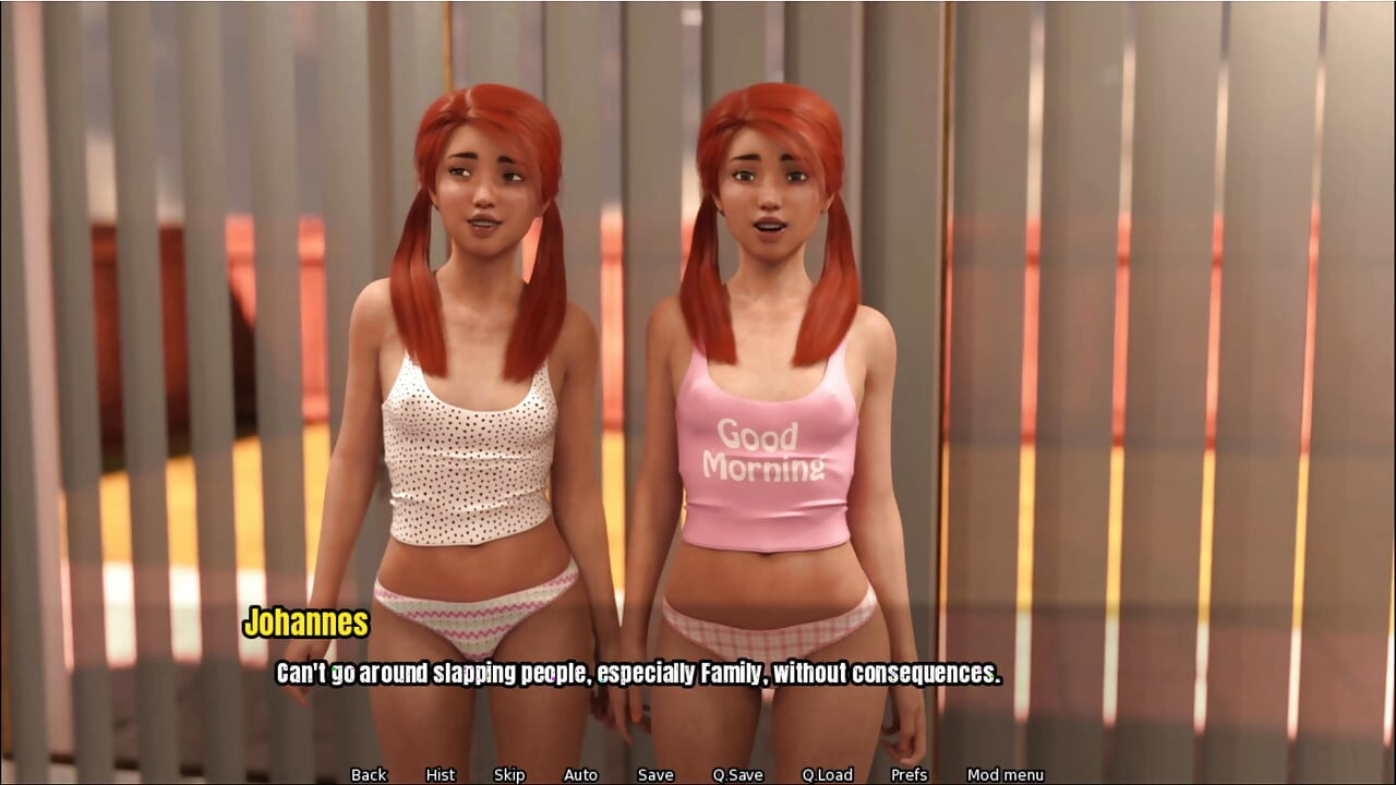 Grandma's house: I gave the 18 years twinnies a cum facial