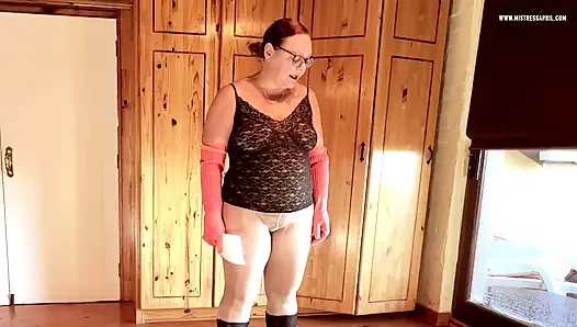 Dominatrix Mistress April, anal fuck slave