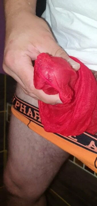 Red vintage stocking  explode