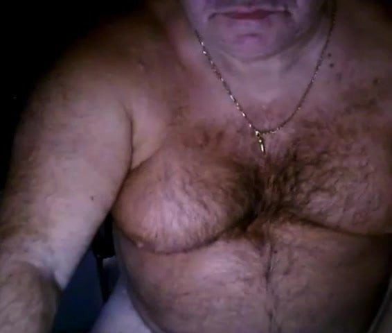 grandpa cum on webcam