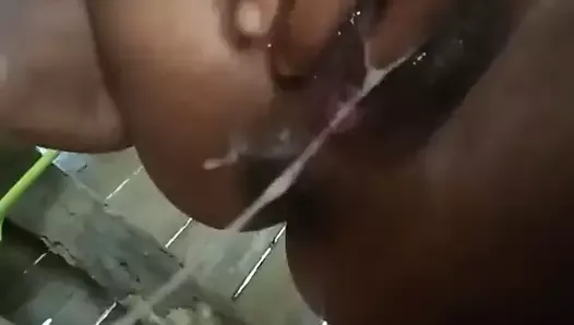 Nepali village girl masturbating wet pussy to orgasm.